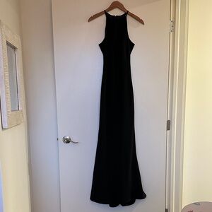 Calvin Klein Black Maxi Evening Dress